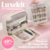 LuxeKit – Organizador de belleza impermeable para viajes y hogar